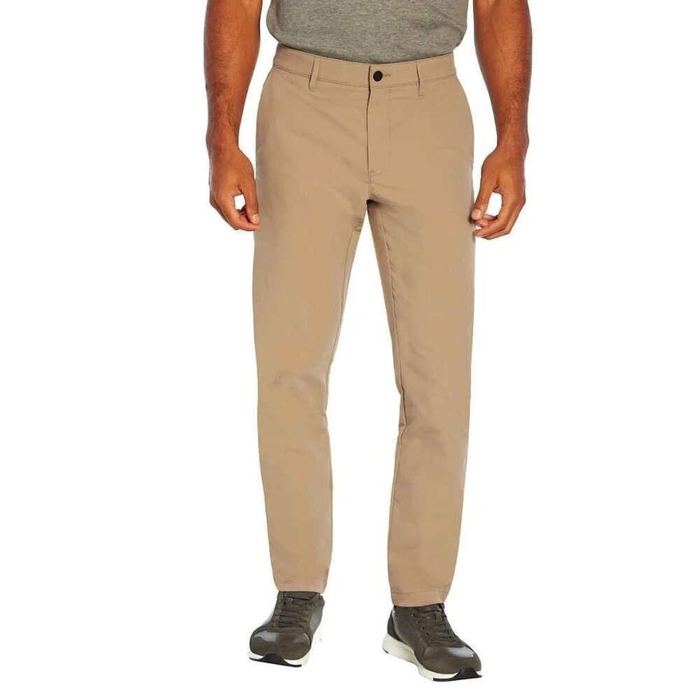 NEW Banana Republic Men's 38x32  Flat Front Pants Slim Fit 100% Polyester